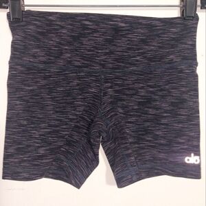 ALO Yoga Black and Gray Athletic Shorts